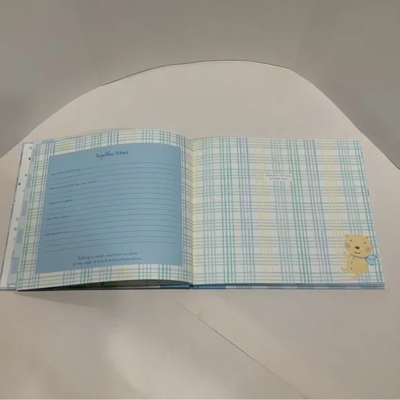 NEW BABY Boy(s) Keepsake 8” x 10” Memories Scrapbook - Picture 9 of 11